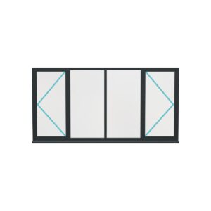 Aluminium Casement Window (Style 52)