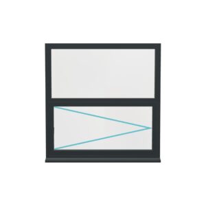 Aluminium Flush Window (Style 10)