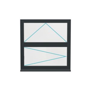 Aluminium Flush Window (Style 12)