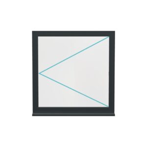 Aluminium Flush Window (Style 3)