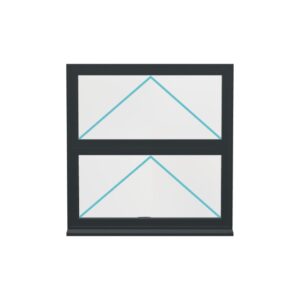 Aluminium Flush Window (Style 8)