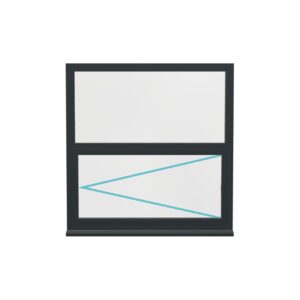 Aluminium Flush Window (Style 9)