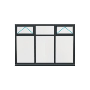 Aluminium Flush Window (Style 43)