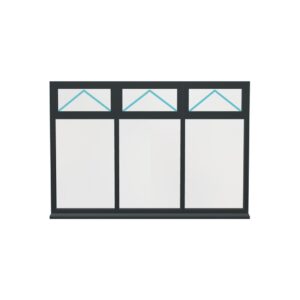 Aluminium Flush Window (Style 44)