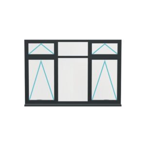 Aluminium Flush Window (Style 46)