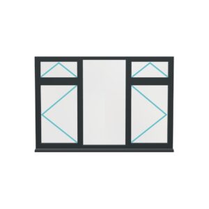 Aluminium Flush Window (Style 47)
