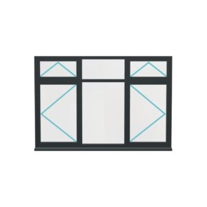 Aluminium Flush Window (Style 48)