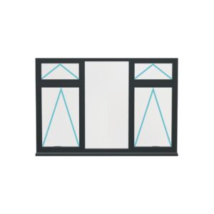 Aluminium Flush Window (Style 49)