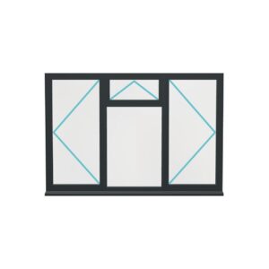 Aluminium Flush Window (Style 51)