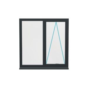 Aluminium Flush Window (Style 18)
