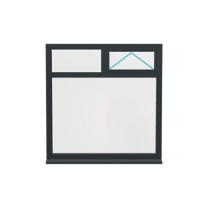 Aluminium Flush Window (Style 28)