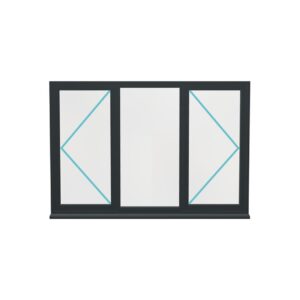 Aluminium Flush Window (Style 38)