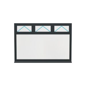 Aluminium Flush Window (Style 41)