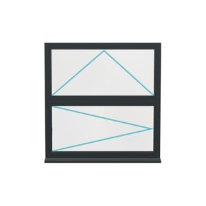 Aluminium Casement Window (Style 12)
