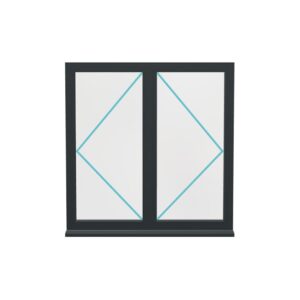 Aluminium Casement Window (Style 16)