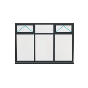 Aluminium Flush Window (Style 43)