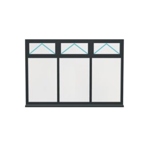 Aluminium Flush Window (Style 44)
