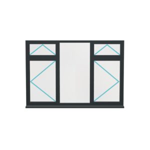 Aluminium Flush Window (Style 47)