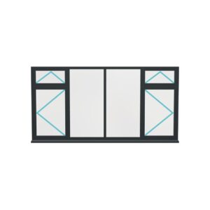 Aluminium Flush Window (Style 50)