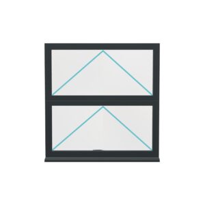 Aluminium Flush Window (Style 8)